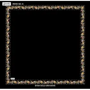 Reyyan İpek 100 cm Desenli Oyalık Yazma (ryyn-458-26)