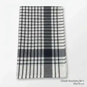 Gözde 50x70 cm Kurulama Bezi Siyah - KB02