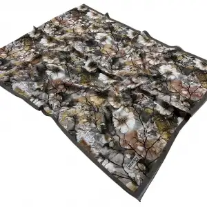 Desenli Bambu Kraş Şal -(DBK03-10)