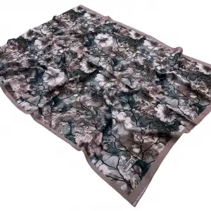 Desenli Bambu Kraş Şal -(DBK03-09)