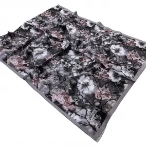 Desenli Bambu Kraş Şal -(DBK03-03)