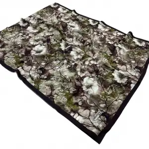 Desenli Bambu Kraş Şal -(DBK03-02)