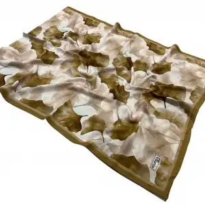 Desenli Bambu Kraş Şal -(DBK04-05)