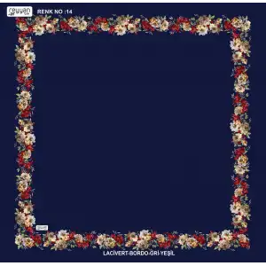 Reyyan İpek 100 cm Desenli Oyalık Yazma (ryyn-459-27)