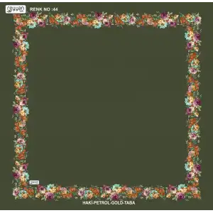 Reyyan İpek 100 cm Desenli Oyalık Yazma (ryyn-459-25)