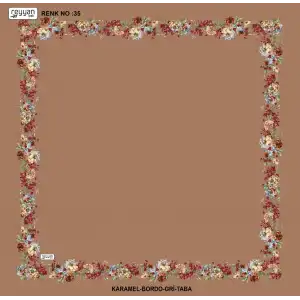 Reyyan İpek 100 cm Desenli Oyalık Yazma (ryyn-459-23)