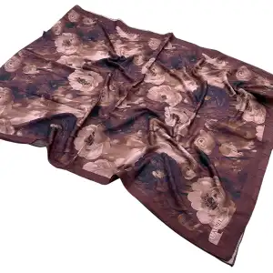 Desenli Bambu Kraş Şal -(DBK06-05)