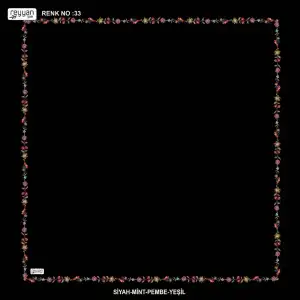 Reyyan İpek 100 cm Desenli Oyalık Yazma (ryyn-449-27)