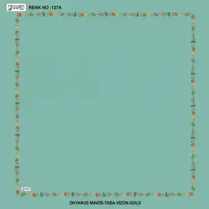 Reyyan İpek 100 cm Desenli Oyalık Yazma (ryyn-449-38)