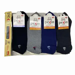 Pelin Erkek Patik Çorap 12 Adet-(EPÇ01-03)