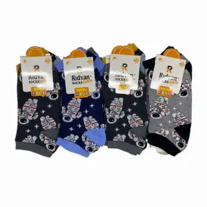 Erkek Çocuk Patik Çorap (11-12 Yaş) - (12 Adet) - (REP01-13)