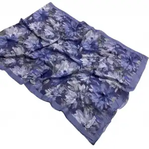 Desenli Bambu Kraş Şal -(DBK10-12)