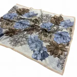 Desenli Bambu Kraş Şal -(DBK14-09)
