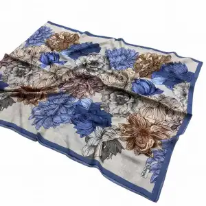 Desenli Bambu Kraş Şal -(DBK14-12)
