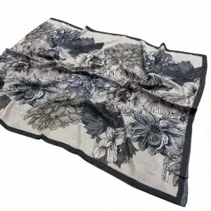 Desenli Bambu Kraş Şal -(DBK14-02)