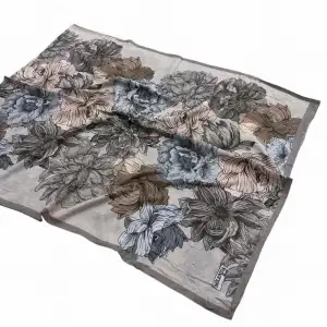 Desenli Bambu Kraş Şal -(DBK14-03)
