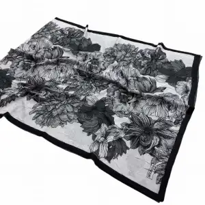 Desenli Bambu Kraş Şal -(DBK14-04)
