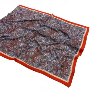 Desenli Bambu Kraş Şal -(DBK15-05)