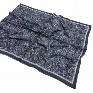 Desenli Bambu Kraş Şal -(DBK15-02)