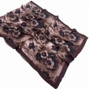 Desenli Bambu Kraş Şal -(DBK16-07)