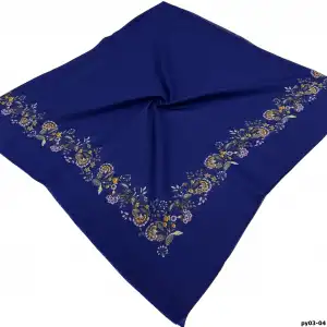 Altınel İpek Polyester Ortası Boş Oyalık Yazma 100 cm - (PY03-04)
