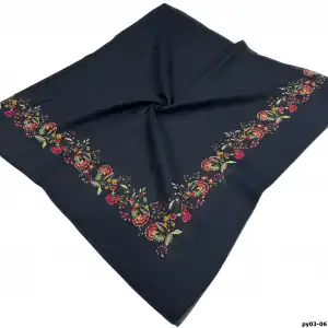 Altınel İpek Polyester Ortası Boş Oyalık Yazma 100 cm - (PY03-06)