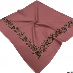 Altınel İpek Polyester Ortası Boş Oyalık Yazma 100 cm - (PY03-08)