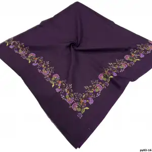 Altınel İpek Polyester Ortası Boş Oyalık Yazma 100 cm - (PY03-16)