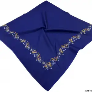Altınel İpek Polyester Ortası Boş Oyalık Yazma 100 cm - (PY04-02)