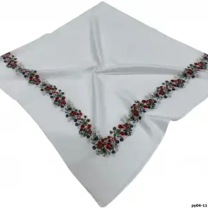 Altınel İpek Polyester Ortası Boş Oyalık Yazma 100 cm - (PY04-11)