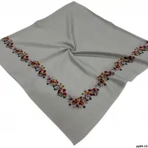 Altınel İpek Polyester Ortası Boş Oyalık Yazma 100 cm - (PY04-13)