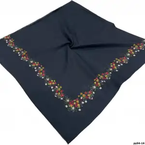 Altınel İpek Polyester Ortası Boş Oyalık Yazma 100 cm - (PY04-16)