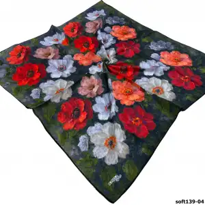Bonjela El Dikişli Dijital Soft Eşarp-soft139-04