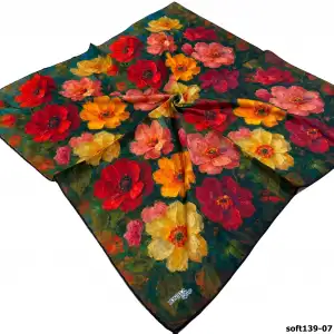 Bonjela El Dikişli Dijital Soft Eşarp-soft139-07