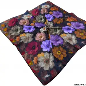 Bonjela El Dikişli Dijital Soft Eşarp-soft139-12