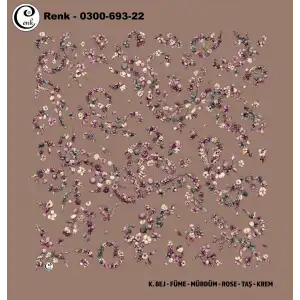Cenk 100 cm Desenli Oyalık Yazma (Cnk-693-22)