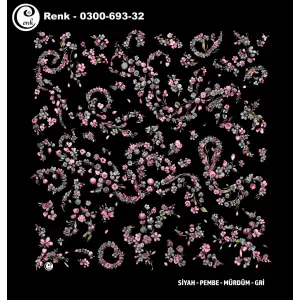 Cenk 100 cm Desenli Oyalık Yazma (Cnk-693-32)