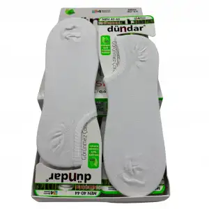 Dündar Erkek Bambu Sneaker Çorap Beyaz 6lı (eb02-01)