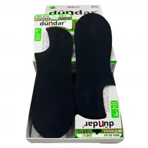 Dündar Erkek Bambu Sneaker Çorap Siyah 6lı (eb02-02)
