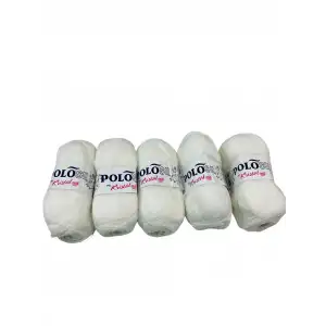 Polosu Kristal Lif İpi 5li Paket (Beyaz)-Psk01-11