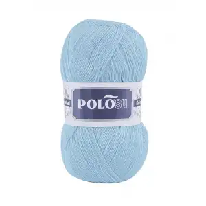 Polosu Kristal Lif İpi 5li Paket(Bebe Mavi)-Psk01-27