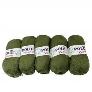 Polosu Kristal Lif İpi 5li Paket(Haki)-Psk01-17
