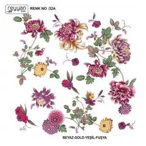 Reyyan Desenli Oyalık Yazma (ryyn-405-25)