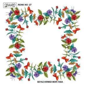 Reyyan Desenli Oyalık Yazma (ryyn-420-06)