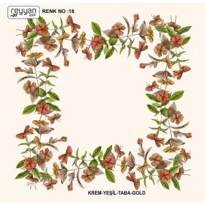 Reyyan Desenli Oyalık Yazma (ryyn-420-12)