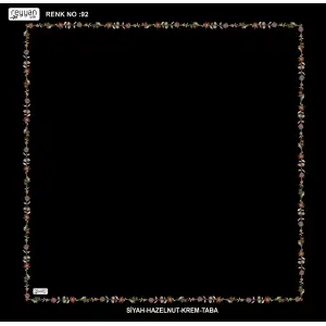 Reyyan İpek 100 cm Desenli Oyalık Yazma (ryyn-465-25)