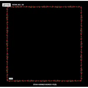 Reyyan İpek 100 cm Desenli Oyalık Yazma (ryyn-465-27)