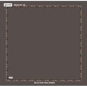 Reyyan İpek 100 cm Desenli Oyalık Yazma (ryyn-466-11)