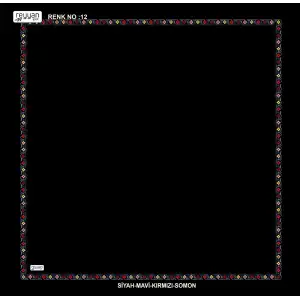 Reyyan İpek 100 cm Desenli Oyalık Yazma (ryyn-466-12)