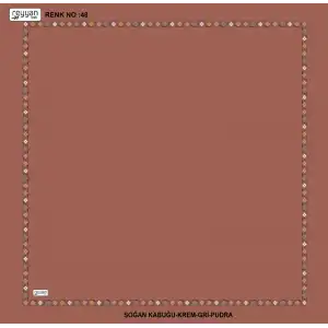 Reyyan İpek 100 cm Desenli Oyalık Yazma (ryyn-466-23)